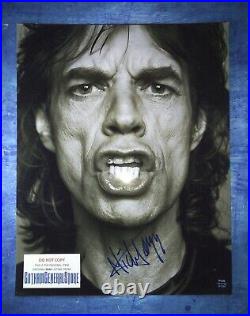 Mick Jagger Hand Signed Autograph 11x14 Photo COA The Rolling Stones