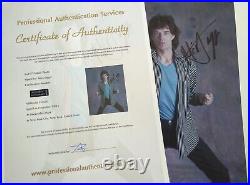Mick Jagger Hand Signed Autograph 8x10 Photo COA Rolling Stones