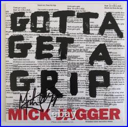 Mick Jagger Hand Signed CD cover Gotta Get A Grip