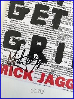 Mick Jagger Hand Signed CD cover Gotta Get A Grip