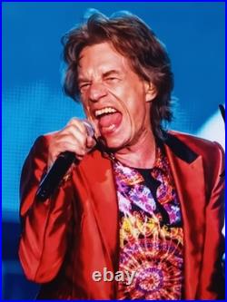 Mick Jagger Hand Signed Photo + COA The Rolling Stones