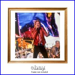 Mick Jagger Hand Signed Rolling Stones Manchester 12x12 Photo COA & PSA Approved