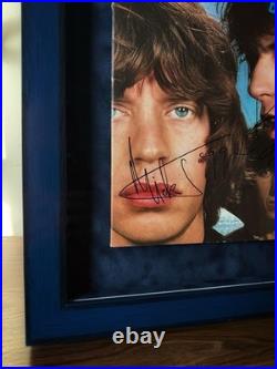 Mick Jagger & Keith Richards Hand Signed 1976 Rolling Stones Black And Blue LP
