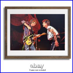 Mick Jagger & Keith Richards Hand Signed Rolling Stones Photo COA & PSA Approved