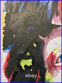 Mick Jagger Keith Richards Rolling Stones Original Acrylic Paintings 19.5×23.5