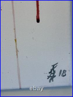 Mick Jagger Keith Richards Rolling Stones Original Acrylic Paintings 19.5×23.5
