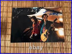 Mick Jagger Keith Richards Rolling Stones autographed photo signed coa