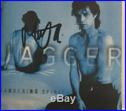 Mick Jagger Rolling Stones Autographed Signed Cd Wandering Spirit Cover photo