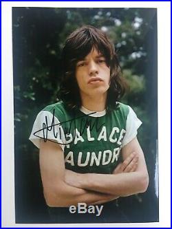 Mick Jagger / Rolling Stones Hand-signed 12x8 Photo Autograph