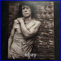 Mick Jagger Rolling Stones Signed 8 X 10 BW Photo