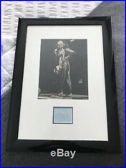 Mick Jagger Rolling Stones Signed Original 1967 with Joseph Sia framed photo