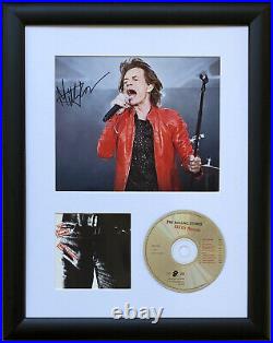 Mick Jagger / Rolling Stones / Signed Photo / Autograph / Framed / COA