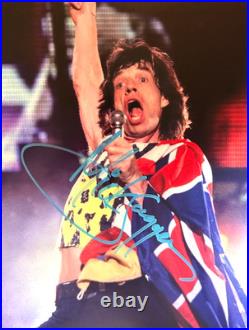 Mick Jagger (Rolling Stones) Singed 8x10 inch Original Authentic Autograph withCOA