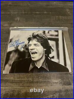 Mick Jagger (Rolling Stones) signed Autographed 8x10 photo AUTO Dual COAs