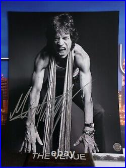 Mick Jagger (Rolling Stones) signed Autographed 8x10 photo AUTO with COA