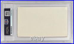 Mick Jagger Signed 3 x 5 Autograph. Rolling Stones. Rock & Roll Legend. PSA