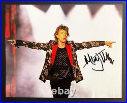 Mick Jagger Signed 8x10 Photo Autographed, With COA The Rolling Stones