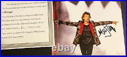 Mick Jagger Signed 8x10 Photo With COA Certified Autograph The Rolling Stones