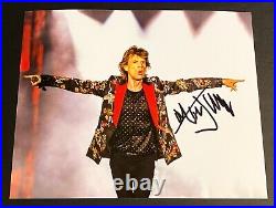 Mick Jagger Signed 8x10 Photo With COA Certified Autograph The Rolling Stones
