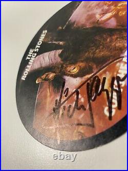 Mick Jagger Signed Autograph Rolling Stones Goats Head Soup Tour Sticker 1973