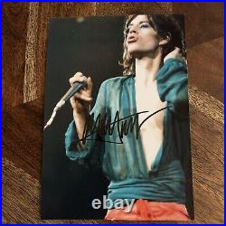 Mick Jagger Signed Autographed 6x9 Photo with COA The Rolling Stones Authentic