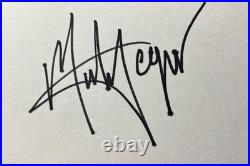 Mick Jagger Signed CUT. Index Card Autographed. Lead Rolling Stones With. COA