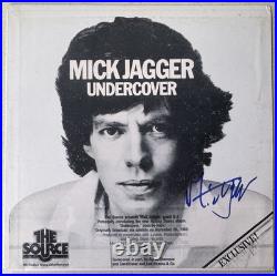 Mick Jagger Signed LP Album Under Cover Promo John Brennan Beckett COA