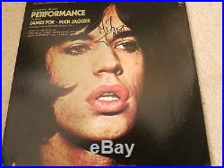 Mick Jagger Signed Lp Proof + Acoa Loa! Rolling Stones 50! Autographed