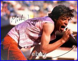 Mick Jagger Signed Photo WithCOA The Rolling Stones Autograph Signature
