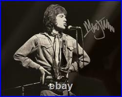 Mick Jagger Signed Photo WithCOA The Rolling Stones Autograph Signature