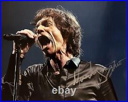 Mick Jagger Signed Photo WithCOA The Rolling Stones Autograph Signature