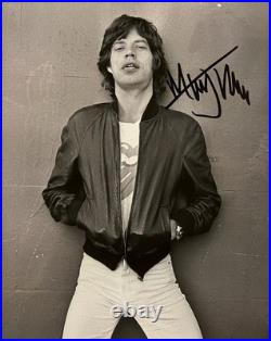 Mick Jagger Signed Photo WithCOA The Rolling Stones Autograph Signature