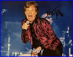 Mick Jagger Signed Photo WithCOA The Rolling Stones Autograph Signature