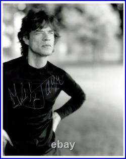 Mick Jagger Signed Photograph Mick Jagger Signed Photograph