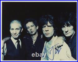 Mick Jagger-Signed Photograph of The Rolling Stones
