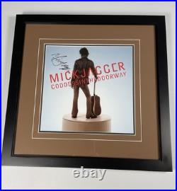 Mick Jagger Signed Picture Framed 17.5 x 17.5 Rolling Stones Photo Auto Doorway