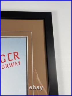 Mick Jagger Signed Picture Framed 17.5 x 17.5 Rolling Stones Photo Auto Doorway