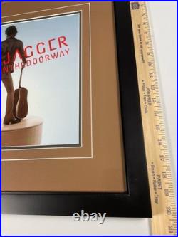 Mick Jagger Signed Picture Framed 17.5 x 17.5 Rolling Stones Photo Auto Doorway