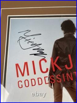 Mick Jagger Signed Picture Framed 17.5 x 17.5 Rolling Stones Photo Auto Doorway