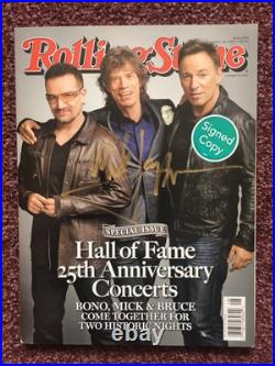 Mick Jagger Signed Rolling Stone Magazine