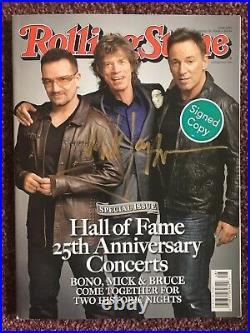 Mick Jagger Signed Rolling Stone Magazine 2009