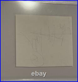 Mick Jagger Signed Vintage Cut Autograph PSA Authentic The Rolling Stones