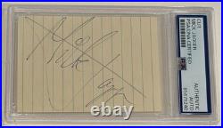 Mick Jagger Signed Vintage Cut Autograph The Rolling Stones PSA Authentic Auto