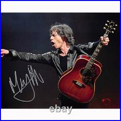 Mick Jagger The Rolling Stones (76692) Authentic Autographed 8x10 + COA