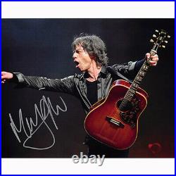 Mick Jagger The Rolling Stones (76693) Authentic Autographed 8x10 + COA