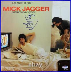 Mick Jagger The Rolling Stones Signed Just Another Night Album PSA DNA Autograph