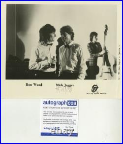 Mick Jagger The Rolling Stones signed 8x10 Photo ACOA