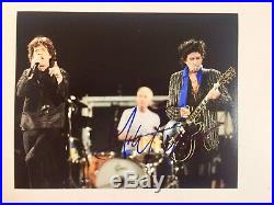Mick Jagger of The Rolling Stones Hand Signed Autographed Photo Framed WithCOA