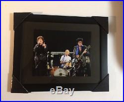 Mick Jagger of The Rolling Stones Hand Signed Autographed Photo Framed WithCOA