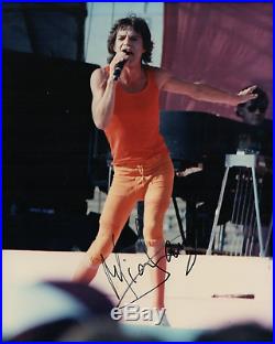 Mick Jagger signed autographed 8x10 photo! RARE! Rolling Stones! JSA LOA